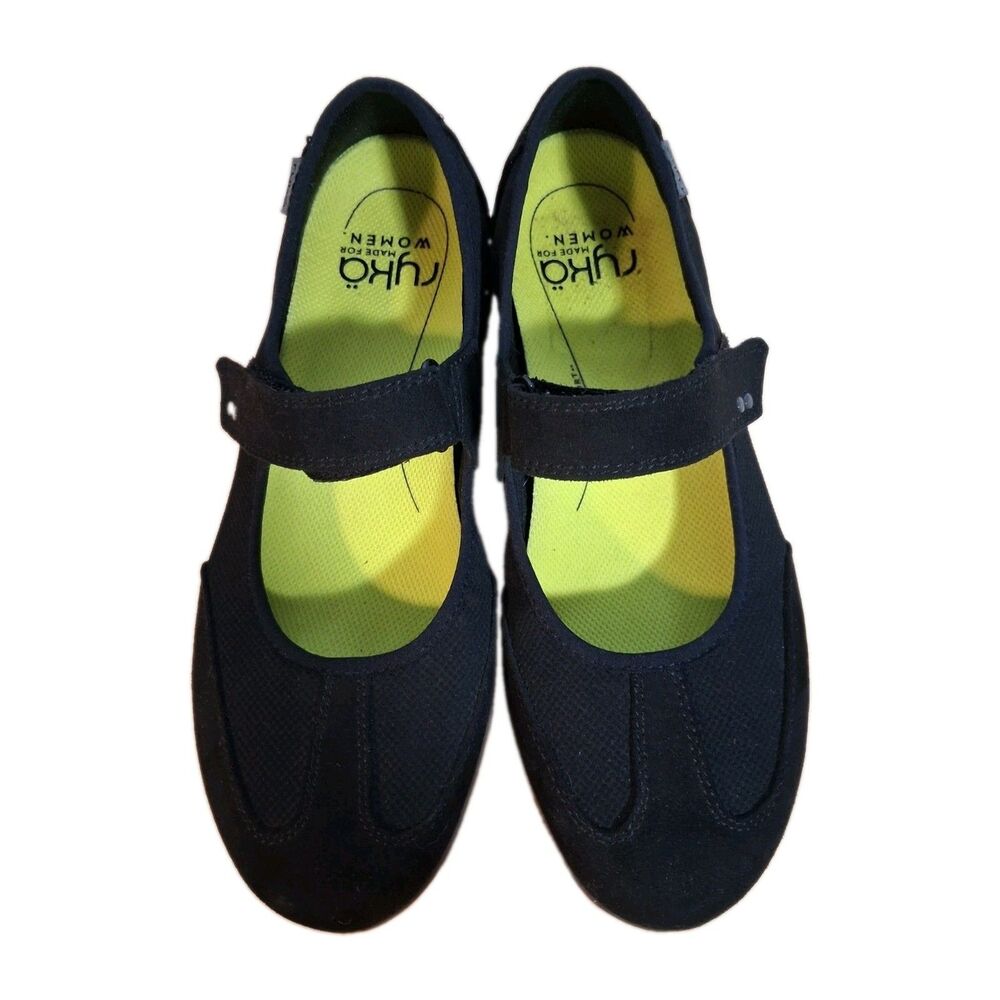 Comfort Walking Mary Jane Flats Black Ryka Effortless Women’s Size 8.5